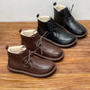Extra-thick Velvet Warm Cowhide Women's Boots