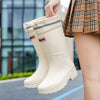 Kitchen High-top Waterproof Non-slip Rubber Shoes Women's Rain Boots